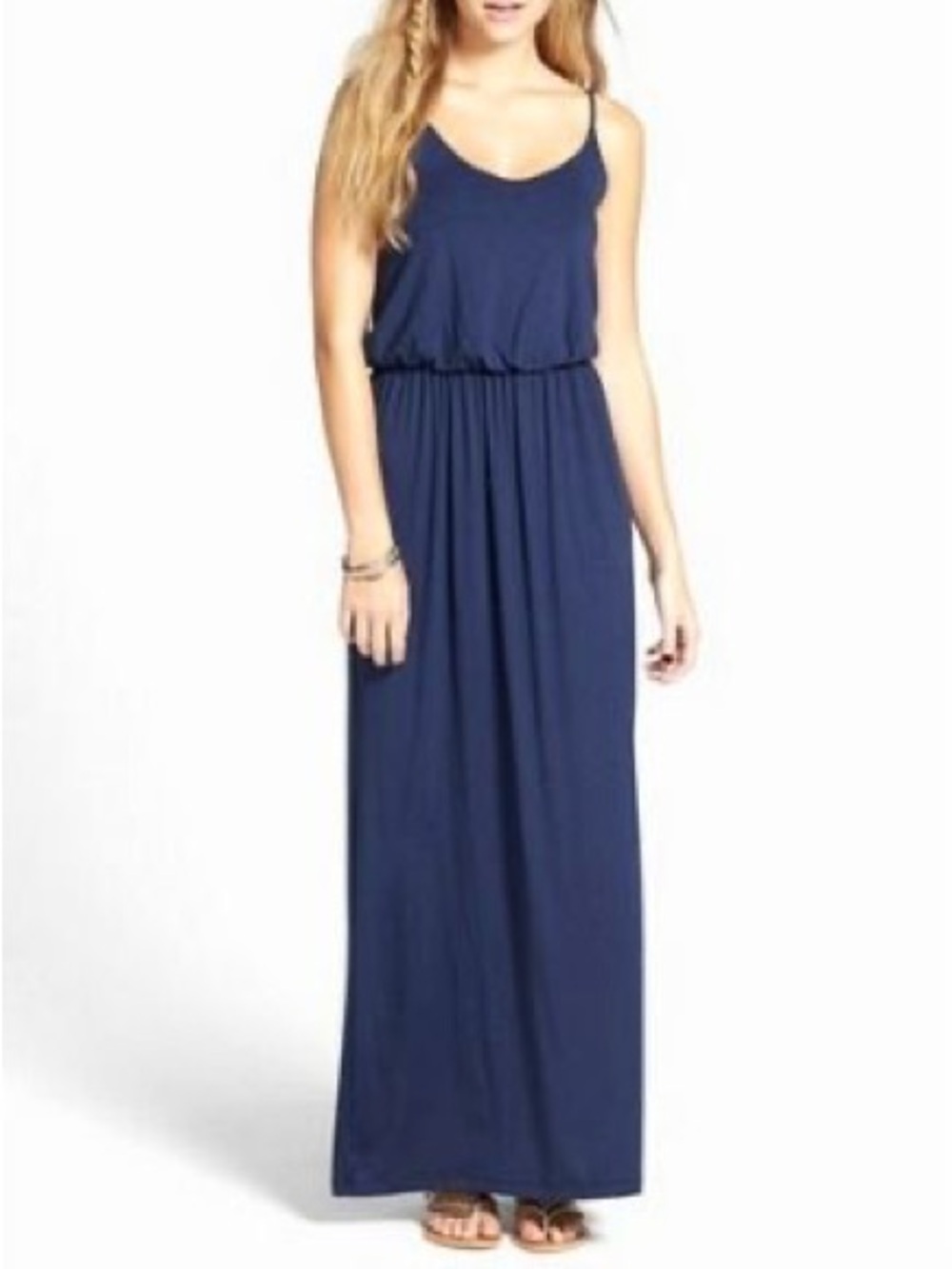 Olivia Rae Navy Cami Maxi Dress